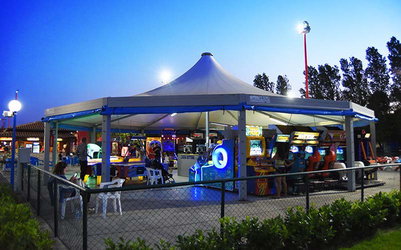 area videogiochi per bambini e adulti